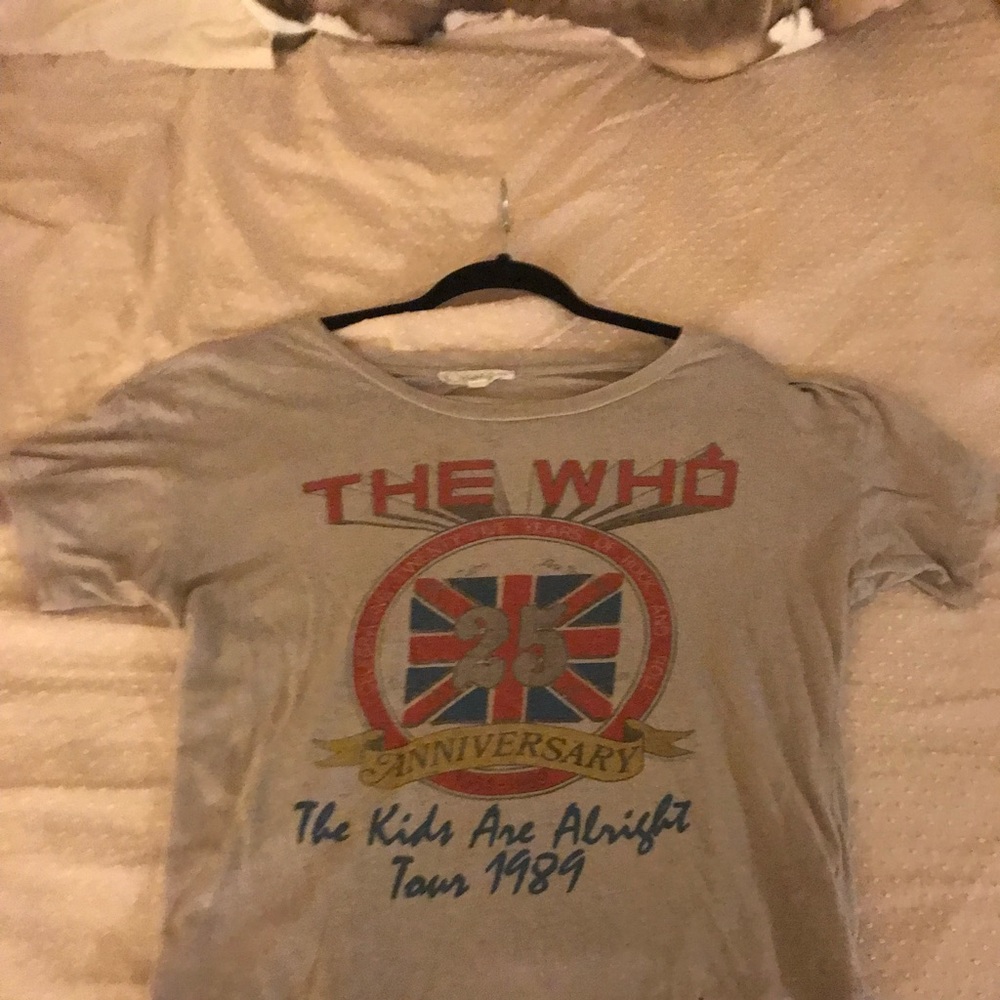 vintage style The Who tee shirt